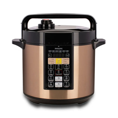 Philip Electric Pressure Cooker (EPC) - HD2139/65 - 12 Smart Programs And A 6‑Litre Large Capacity Make It The Ultimate Kitchen Helper For Busy Families