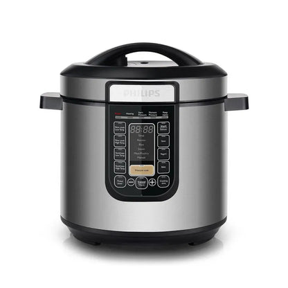Philips Electric Pressure Cooker (EPC) -HD2137/62 - Ideal For Smaller Households, It Pressure Cooks, Slow Cooks, Steams And Sautés