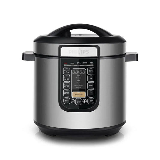 Philips Electric Pressure Cooker (EPC) -HD2137/62 - Ideal For Smaller Households, It Pressure Cooks, Slow Cooks, Steams And Sautés