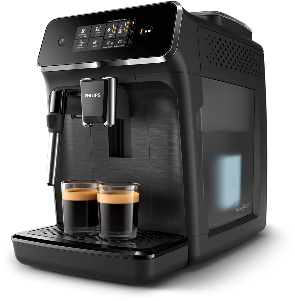 Philip Espresso Machine - EP2220/10 - The Classic Steam Wand Lets You Froth Milk For Cappuccinos And Lattes, While The Aquaclean Filter Allows Up To 5000 Cups Without Descaling