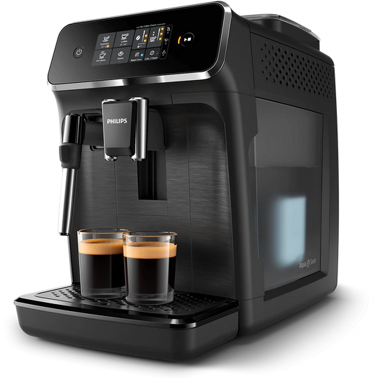 Philip Espresso Machine - EP2220/10 - The Classic Steam Wand Lets You Froth Milk For Cappuccinos And Lattes, While The Aquaclean Filter Allows Up To 5000 Cups Without Descaling