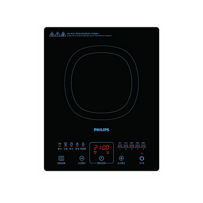 Philip Induction Cooker - HD4911/00 - A Straightforward Rotary Knob Controls 6 Power Settings, While 4 Quick‑Access Presets Get Dinner Started In Seconds
