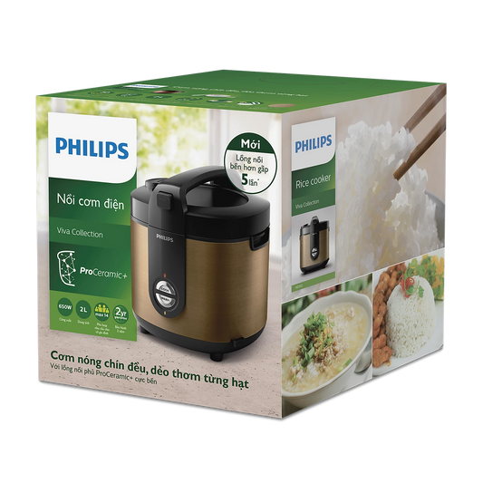 Philip Rice Cooker - HD3132/68 - With 6 Preset Menus, It’s A Versatile Addition To Any Kitchen