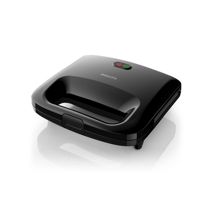 Philip Sandwich Maker - HD2393/92 - With Power And Ready Indicators, Cool-Touch Handles, And Easy-Lock Storage, It’s A Quick, Mess-Free Way To Enjoy Hot Snacks