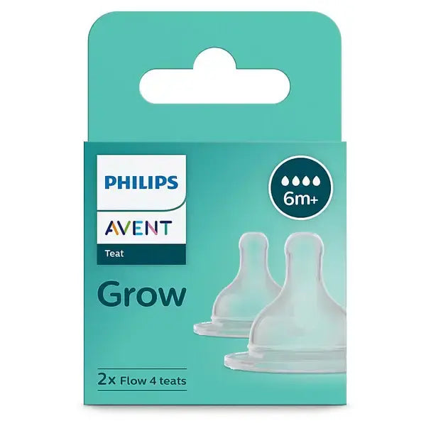 Philips Avent Tulip Teat - SCY098/97/96/95-01 - Soft Silicone With The Classic Tulip Design For Established Feeders