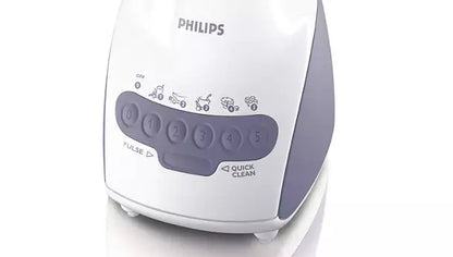 Philips Blender - HR2118/01 - Blend Smoothies, Grind Spices, And Crush Ice, Two Appliances In One Compact Unit