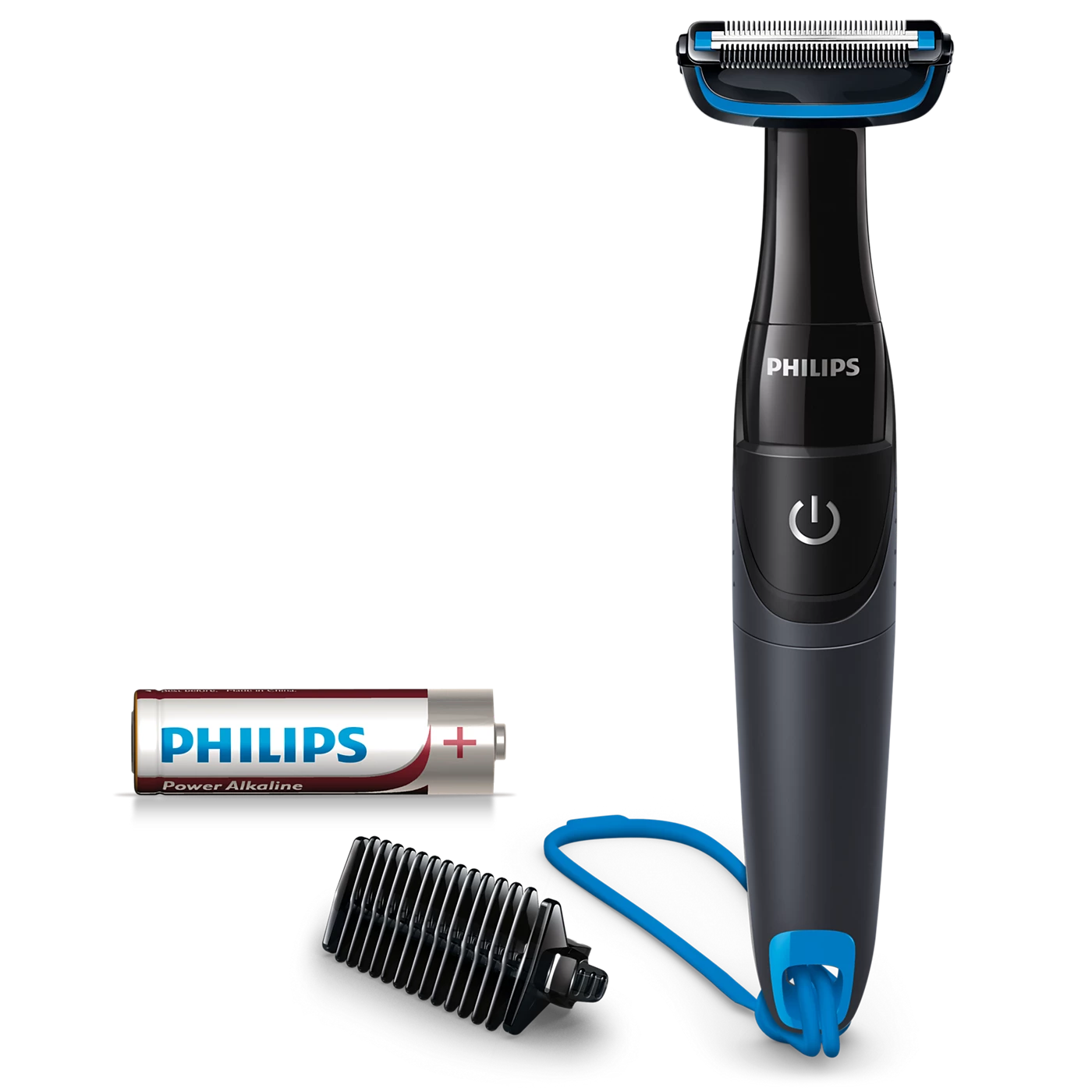 Philips Body Grooming - BG1024/16 - Dual-Sided Design With A Trimmer On One End And A Foil Shaver On The Other