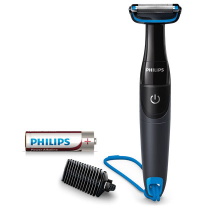 Philips Body Grooming - BG1024/16 - Dual-Sided Design With A Trimmer On One End And A Foil Shaver On The Other