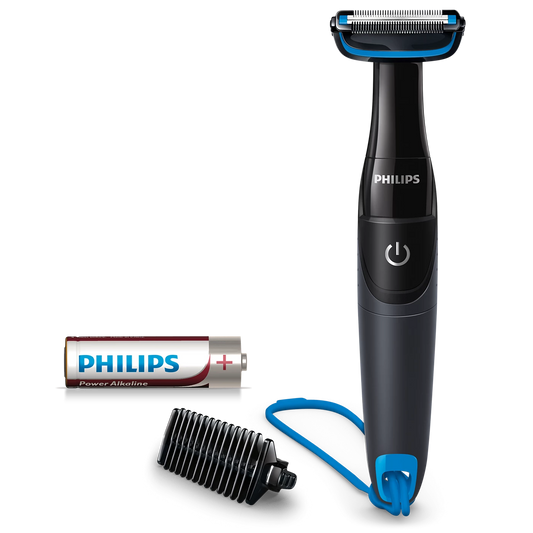 Philips Body Grooming - BG1024/16 - Dual-Sided Design With A Trimmer On One End And A Foil Shaver On The Other