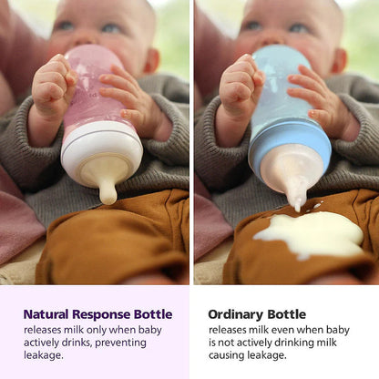 Philips Avent Bottle Nat 3.0 9oz Pink 1P - SCY903/11 - Breast-Shaped Teat, Anti-Colic Valve, And A Soft Pink Design. Perfect For Parents Who Love A Touch Of Colour