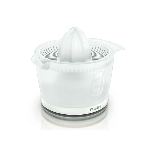 Philips Citrus Press - HR2738/00 - Two Cones Fit All Citrus Sizes, And The Transparent Jug Measures As You Squeeze