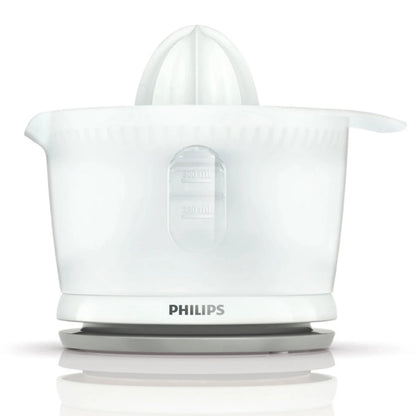Philips Citrus Press - HR2738/00 - Two Cones Fit All Citrus Sizes, And The Transparent Jug Measures As You Squeeze