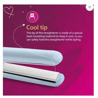 Philips Genz Straightener - BHS264/00 - Improved Ceramic-Coated Plates, 200°C Cordless Styling, And Usb Charging
