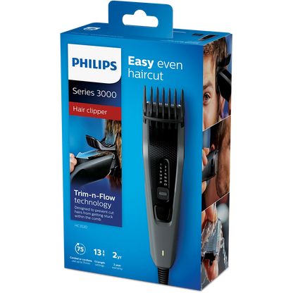 Philips Hair Clipper - HC3520/15 - Dualcut Blades For A Cleaner Cut, 13 Length Settings (1–23 Mm), And A 60-Minute Battery