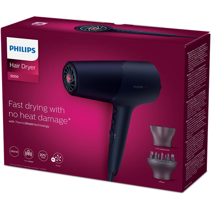 Philips Hair Dryer - BHD510/00 - Combines 2300 W of Power With Ionic Conditioning For Frizz-Free Shine
