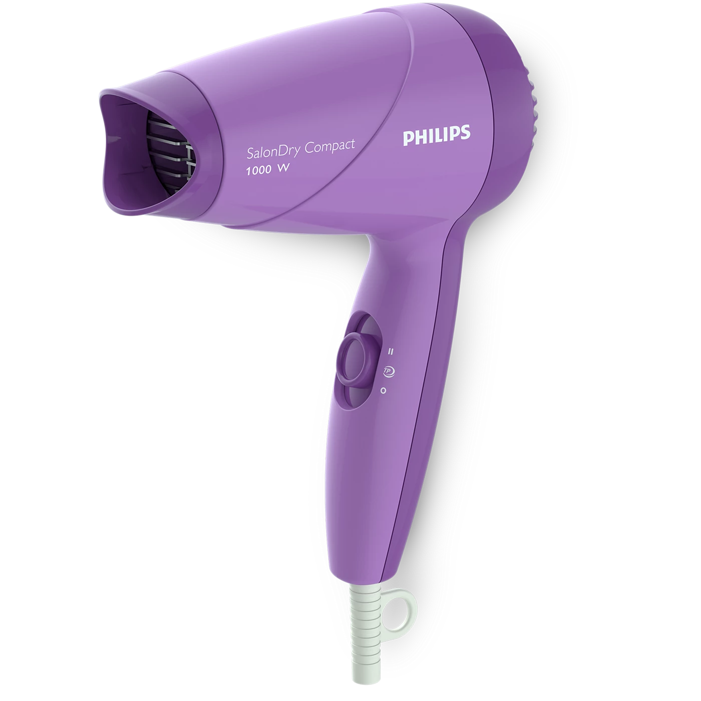 Philips Hair Dryer - HP8100/46 - Lightweight, Compact Hair Dryer With 1000 W of Power And 2 Heat Settings