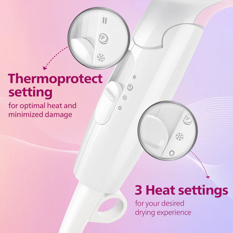 Philips Hair Dryer - HP8120/00 - A Practical Choice For Small Spaces and Occasional Travel