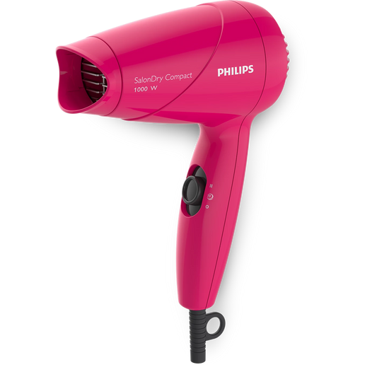 Philips Hair Dryer - HP8143/00 - Quick, Compact Drying For Travel And Everyday Touch-Ups With 2 Heat Settings