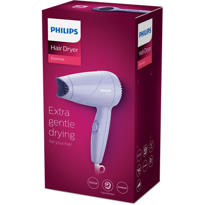 Philips Hair Dryer - HP8144/46 - Offers 1200 W Power, a Foldable Handle, 2 Heat Settings