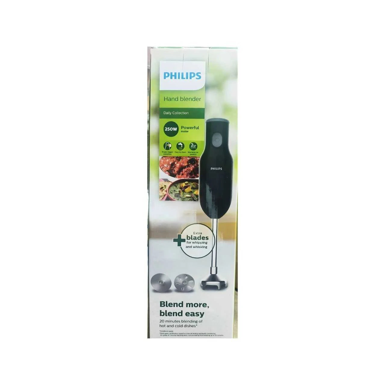 Philips Hand Blender - HL1655/02 - Variable Speed Control, One-Touch Operation, And A Detachable Stainless Steel Blending Shaft Offer Total Kitchen Convenience
