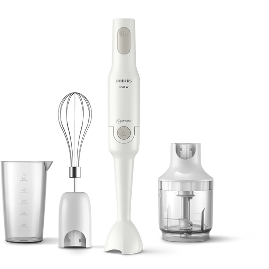 Philips Hand Blender - HR2533/01 - From Creamy Soups To Fluffy Whipped Cream, This Versatile Tool Handles Both Blending And Whisking