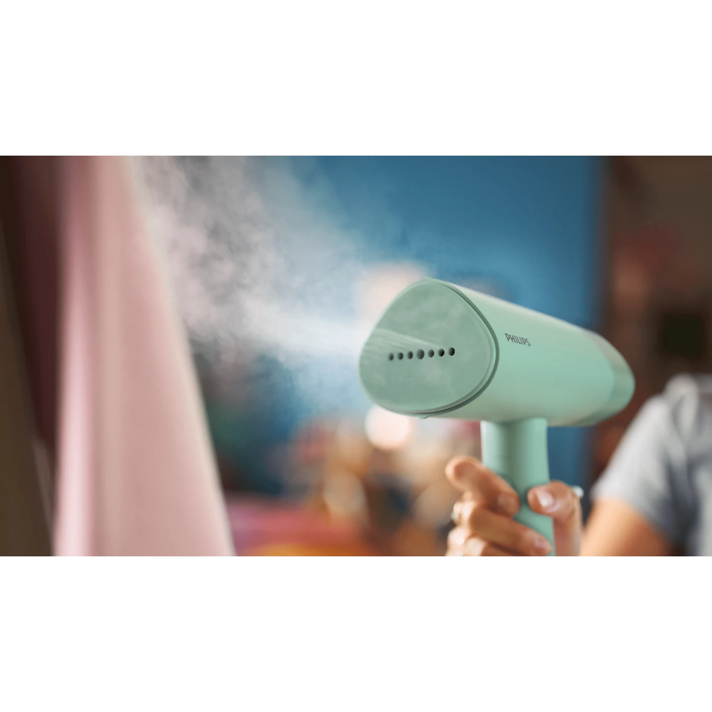 Philips Handheld Steamer - STH3010/70 - Steam Clothes, Remove Lint, And Refresh Upholstery