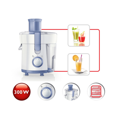 Philips Juice Extractor, Juicer - HR1811/71 -  Lightweight, Affordable, And Easy To Clean