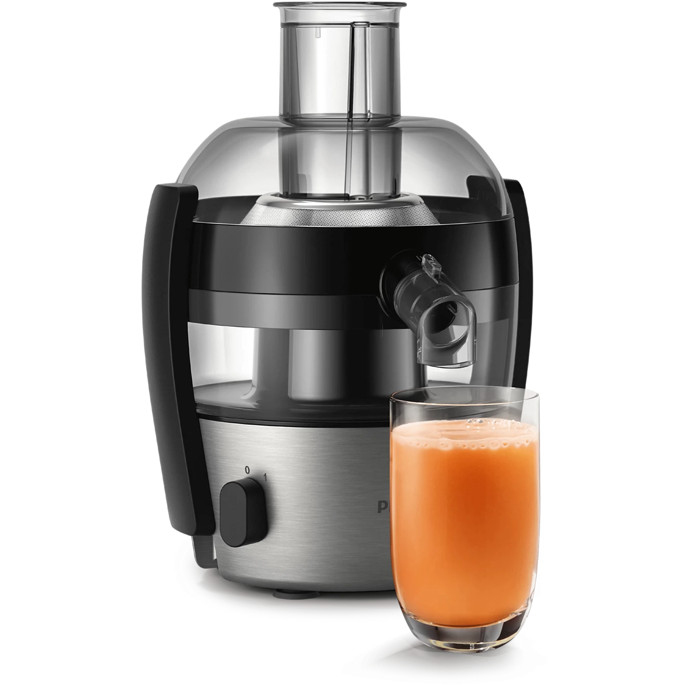 Philips Juice Extractor, Juicer - HR1836/00 - Features a 500 W Motor, Compact Design, And a 0.5 L Pulp Container