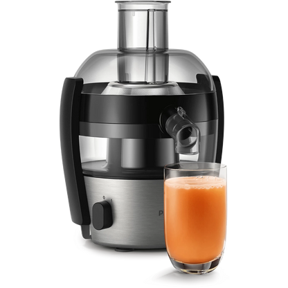 Philips Juice Extractor, Juicer - HR1836/00 - Features a 500 W Motor, Compact Design, And a 0.5 L Pulp Container