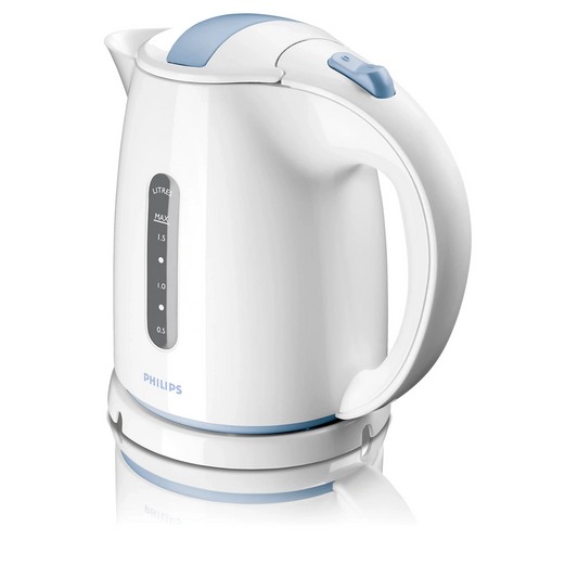 Philips Kettle - HD4646/70 - Stainless Steel Body, 360° Cordless Base, And Dual Water Windows