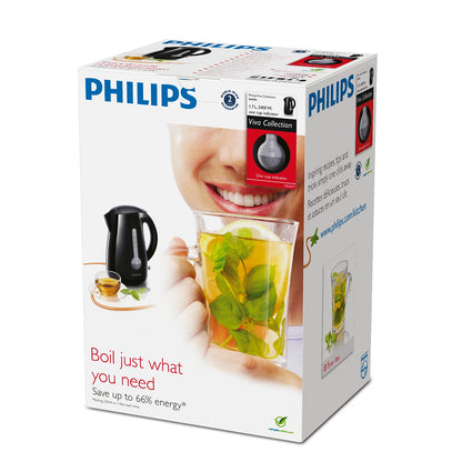 Philips Kettle - HD4677/20 - 2400 W Element, Stainless Steel Body, And 1.7 L Capacity