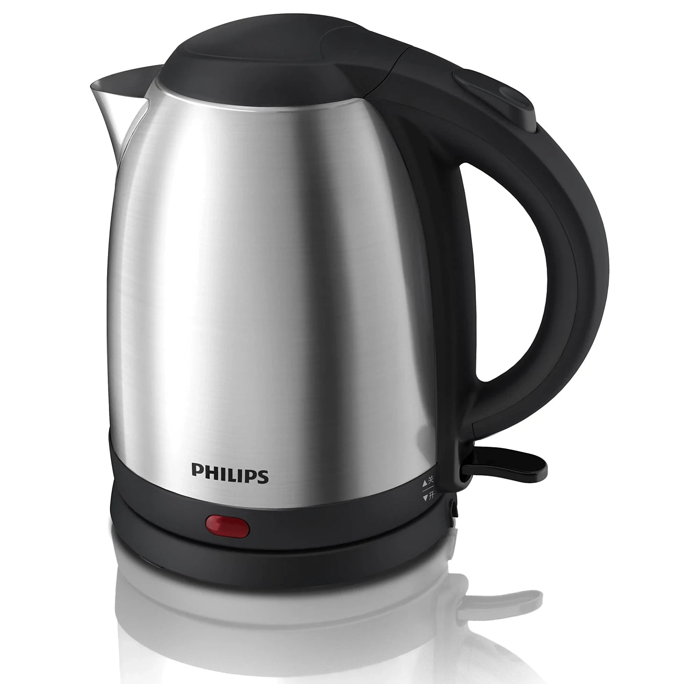 Philips Kettle - HD9306/03 - 1.5 L Capacity With An 1800 W Concealed Element And a Stylish Plastic Body With Metallic Accents