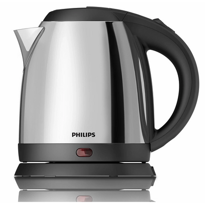 Philips Kettle - HD9306/03 - 1.5 L Capacity With An 1800 W Concealed Element And a Stylish Plastic Body With Metallic Accents