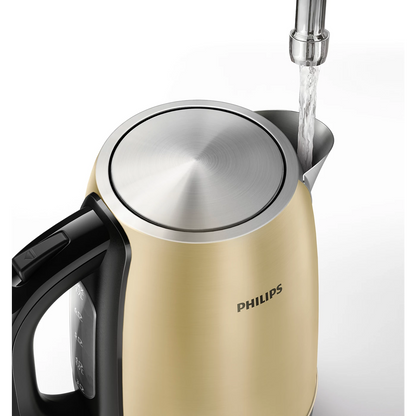 Philips Kettle - HD9324/50 - Large 1.7 L Capacity With a Powerful 2200 W Element And An Elegant Stainless Steel Body