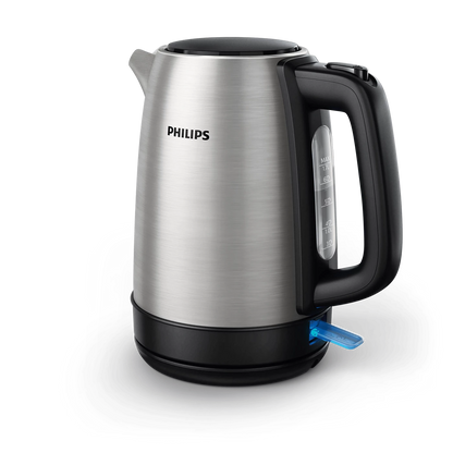 Philips Kettle - HD9350/90 - Stainless Steel Body, 2200 W Rapid Boil, And a Fine Micro-Mesh Filter