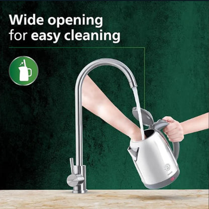 Philips Kettle - HD9363/02 - 1800 W Element, Flat Heating Plate For Fast Boiling, And a Compact Design With Cordless Operation