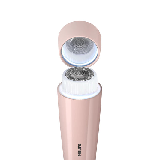 Philips Ladyshaver - BRR454/00 - Features a Hypoallergenic Foil Shaver With a Rounded Trimmer Tip, 4 Attachments, And a 60-minute Cordless Battery