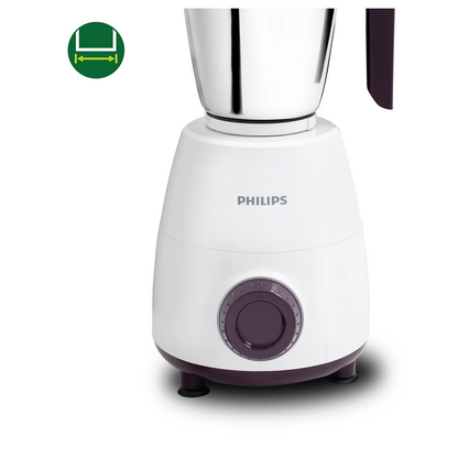 Philips Mixer Grinder - HL7505/00 - Three Stainless Steel Jars Handle Wet Grinding, Dry Grinding, And Chutneys