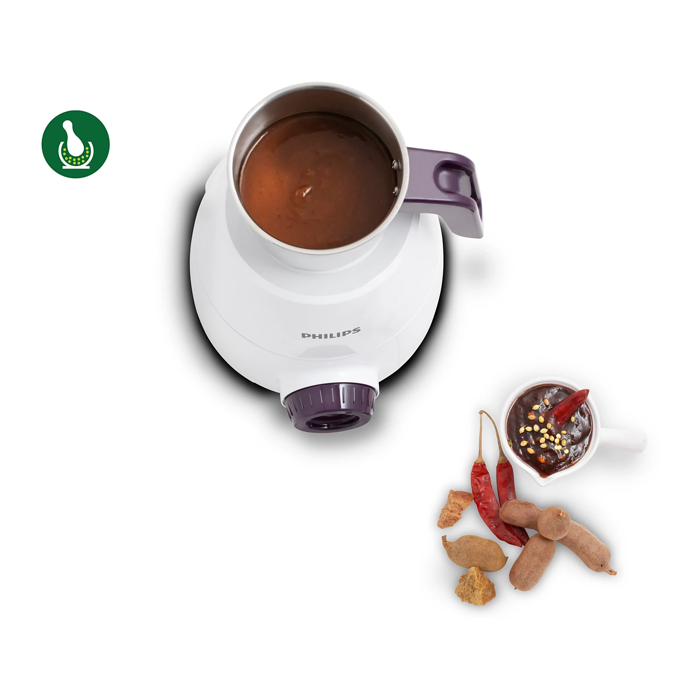 Philips Mixer Grinder - HL7505/00 - Three Stainless Steel Jars Handle Wet Grinding, Dry Grinding, And Chutneys