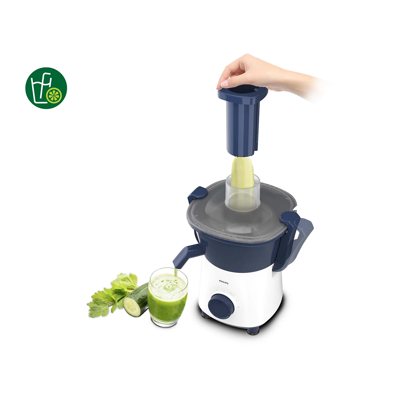 Philips Juicer Mixer Grinder - HL7566/00 - 600 W Motor With 3 Stainless Steel Jars And a Unique Flow-Breaker Design Inside The Wet Jar