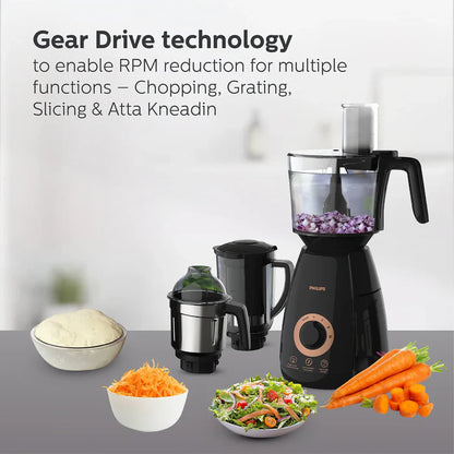 Philips Mixer Grinder - HL7707/01 - 750 W Mixer Grinder With a Centrifugal Juicer Attachment