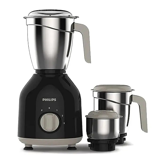 Philips Mixer Grinder - HL7757/00 - Three Stainless Steel Jars For Wet Grinding, Dry Grinding, And Chutney Making