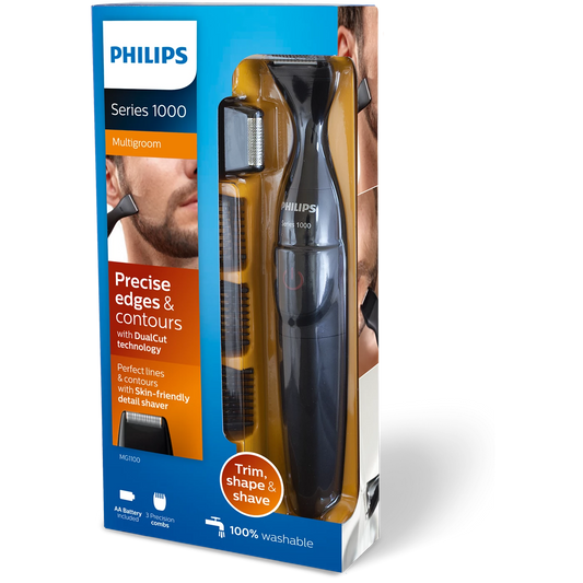 Philips Multi Purpose Grooming - MG1100/16 - For Beard, Stubble, Nose, Ear, and Body Grooming