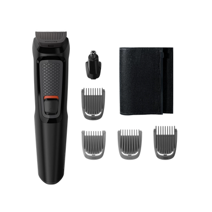 Philips Multi Purpose Grooming - MG3710/15 - DualCut Blades, 12 Attachments, And a 60-minute Battery With Quick Charge