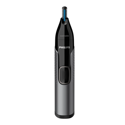 Philips Nose and Ear Trimmer - NT3650/16 - Built-In Eyebrow Trimmer, Dual-Sided Design, And Fully Washable Heads