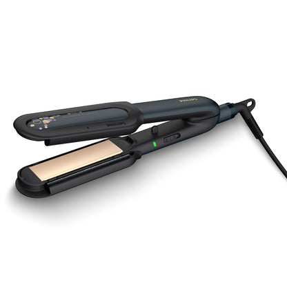 Philips Nourish Care - BHS507/40 - Features Argan Oil-Infused Ceramic Plates, 6 Temperature Settings Up To 210°C, And ThermoShield Protection