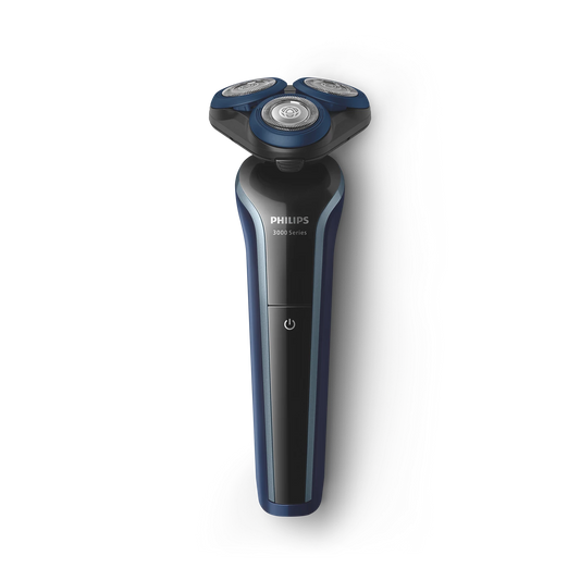 Philips Shaver 3HD - S3608/10 - Optimised To Cut Longer, Flat-Lying Hairs