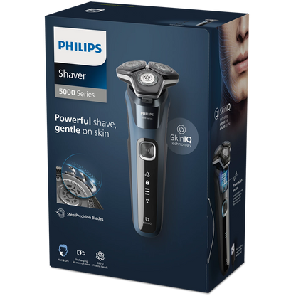 Philips Shaver - S5880/20 - NanoTech Blades, a 360° Flex Head, And a 70-minute Battery Deliver a Superior, Irritation-Free Shave