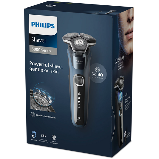 Philips Shaver - S5880/20 - NanoTech Blades, a 360° Flex Head, And a 70-minute Battery Deliver a Superior, Irritation-Free Shave