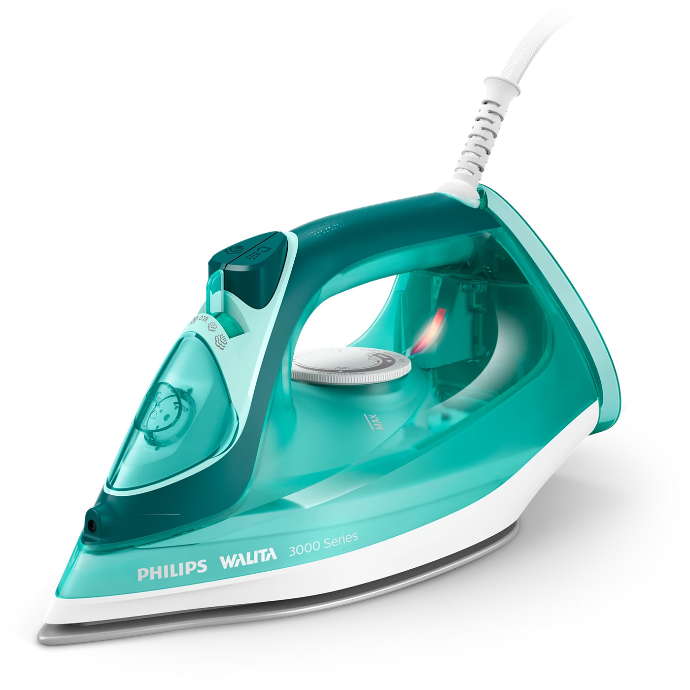 Philips Steam Iron - DST3030/70 - Delivers Maximum 2600 W Power, An Advanced SteamGlide Elite Soleplate, 40 g/min Continuous Steam, And a Massive 180 g Steam Boost